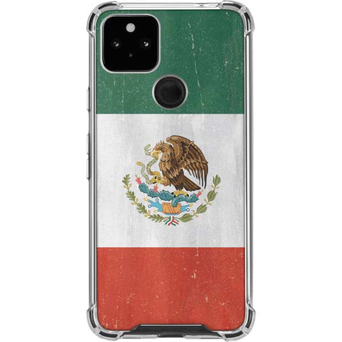 Mexico Flag Distressed Pixel Cases